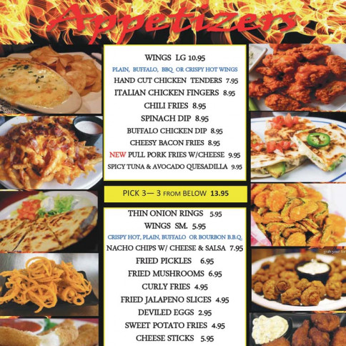 Menu | Ruth & Wimpys Restaurant Inc