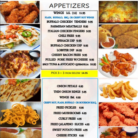 Menu | Ruth & Wimpys Restaurant Inc